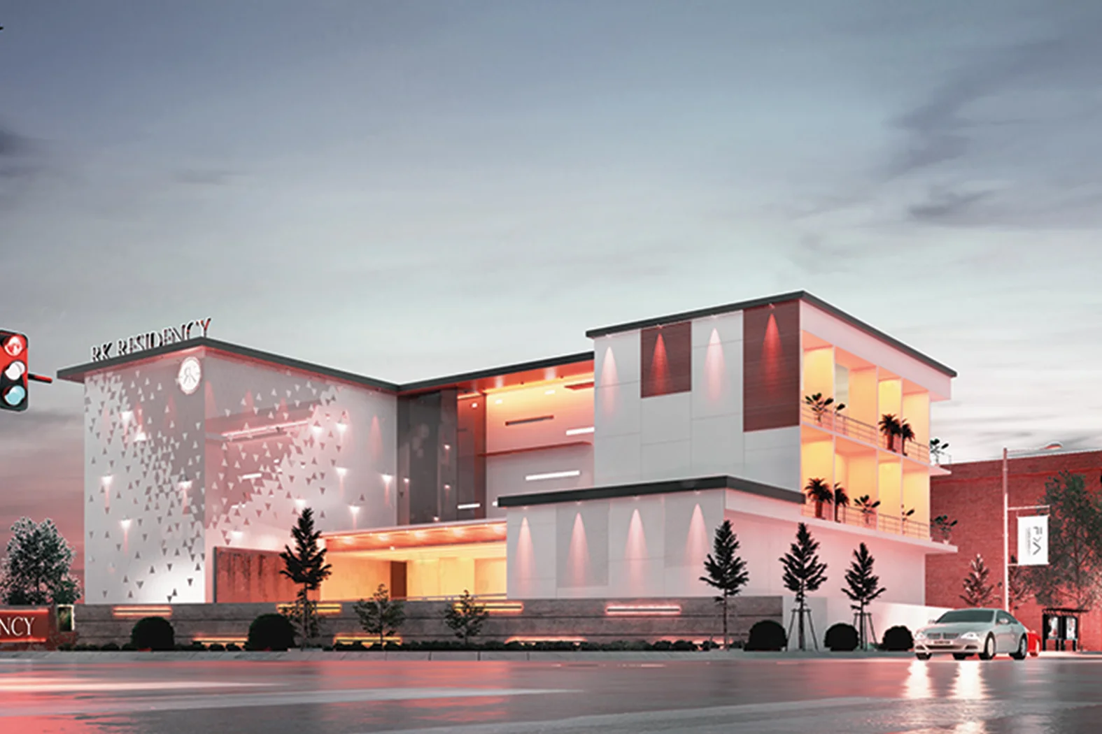 RK RESIDENCY_ELEVATION_VIEW 1_